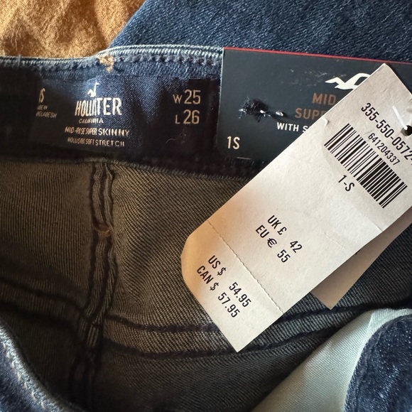 Hollister Denim - Hollister Skinny Blue Jeans Sleek Fit